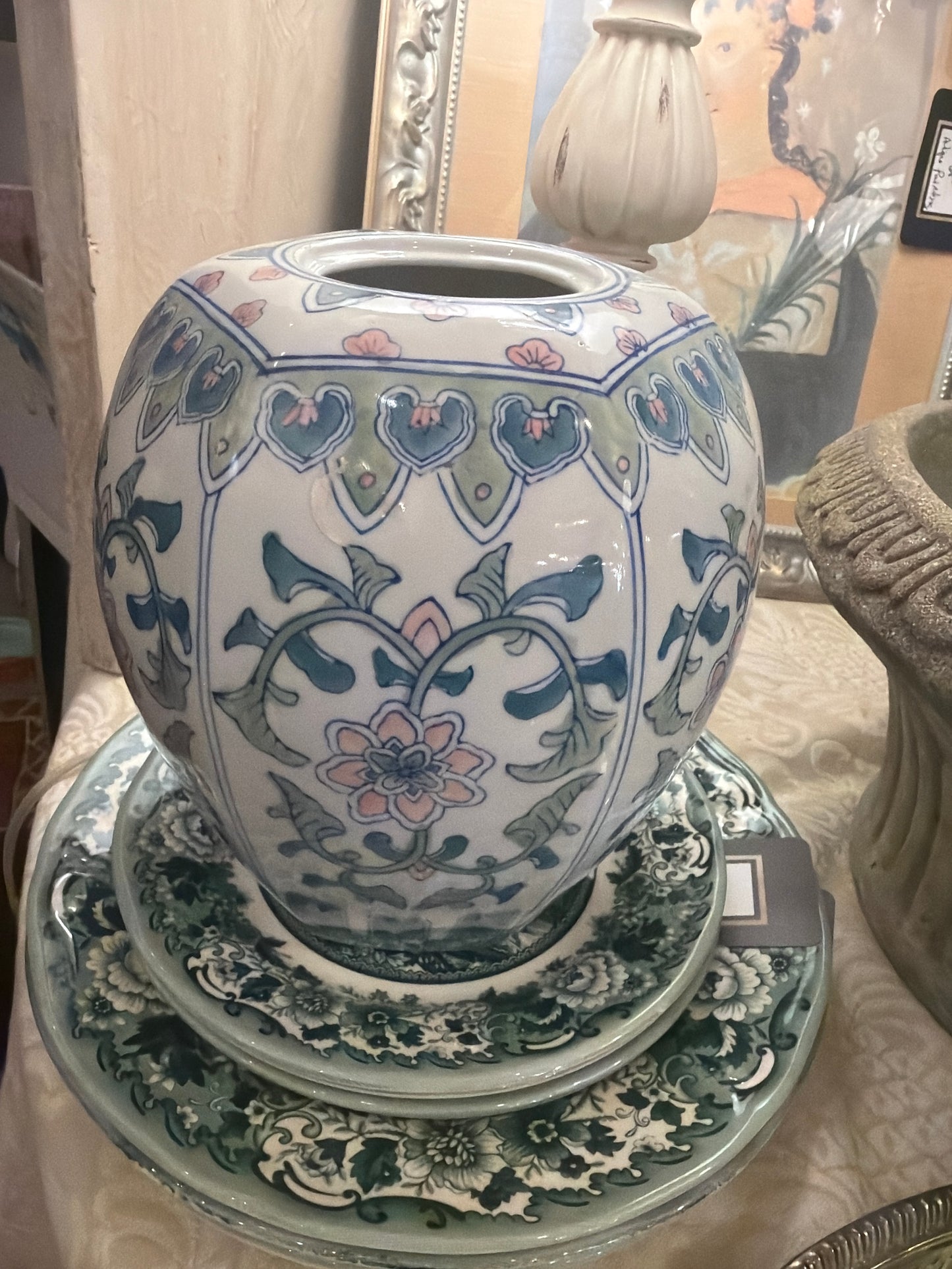 Vintage Ginger Jar | No Lid