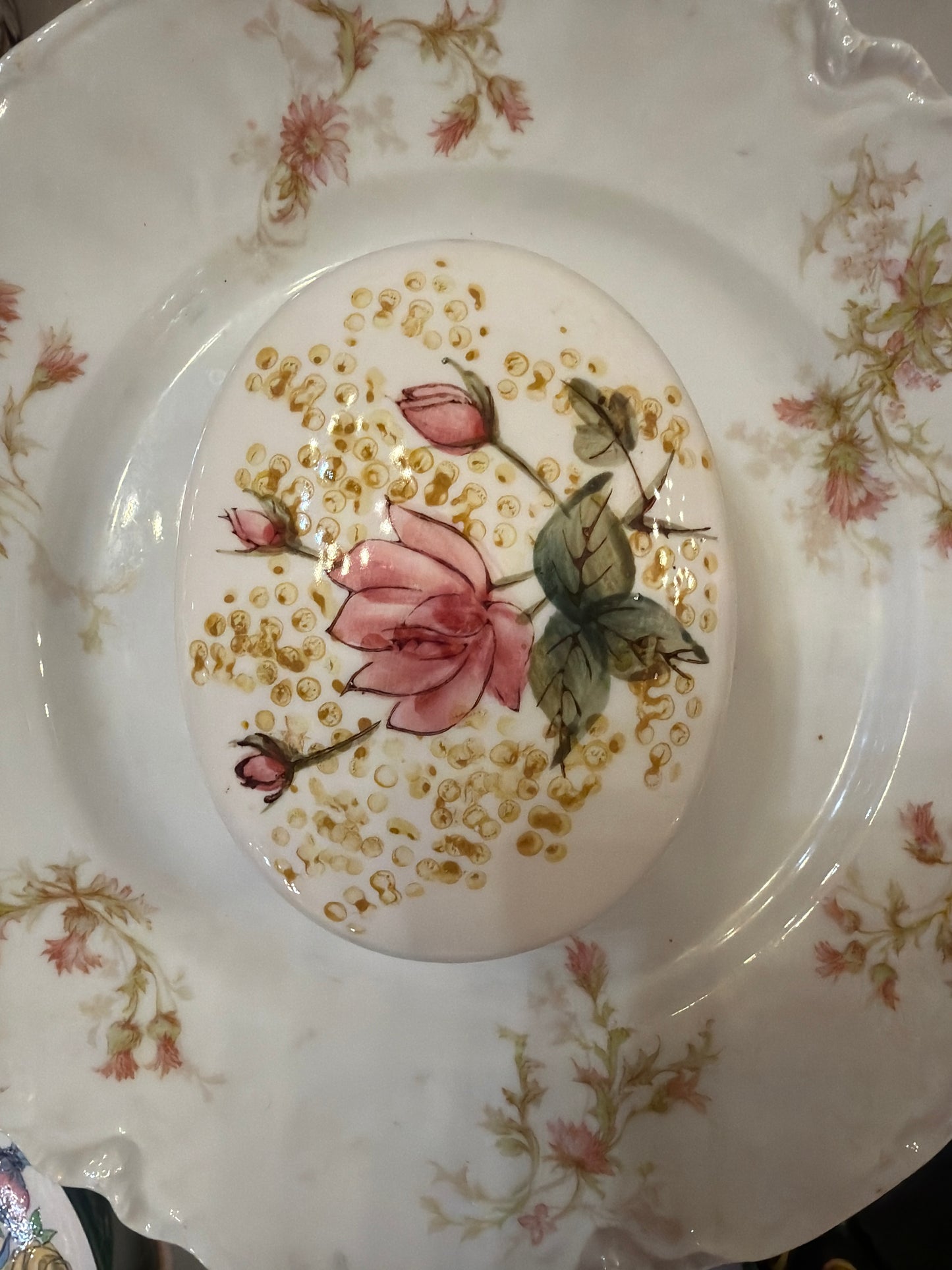 Vintage Floral Trinket Box
