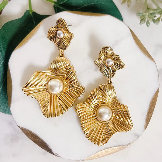 Pearl Trellis Earrings