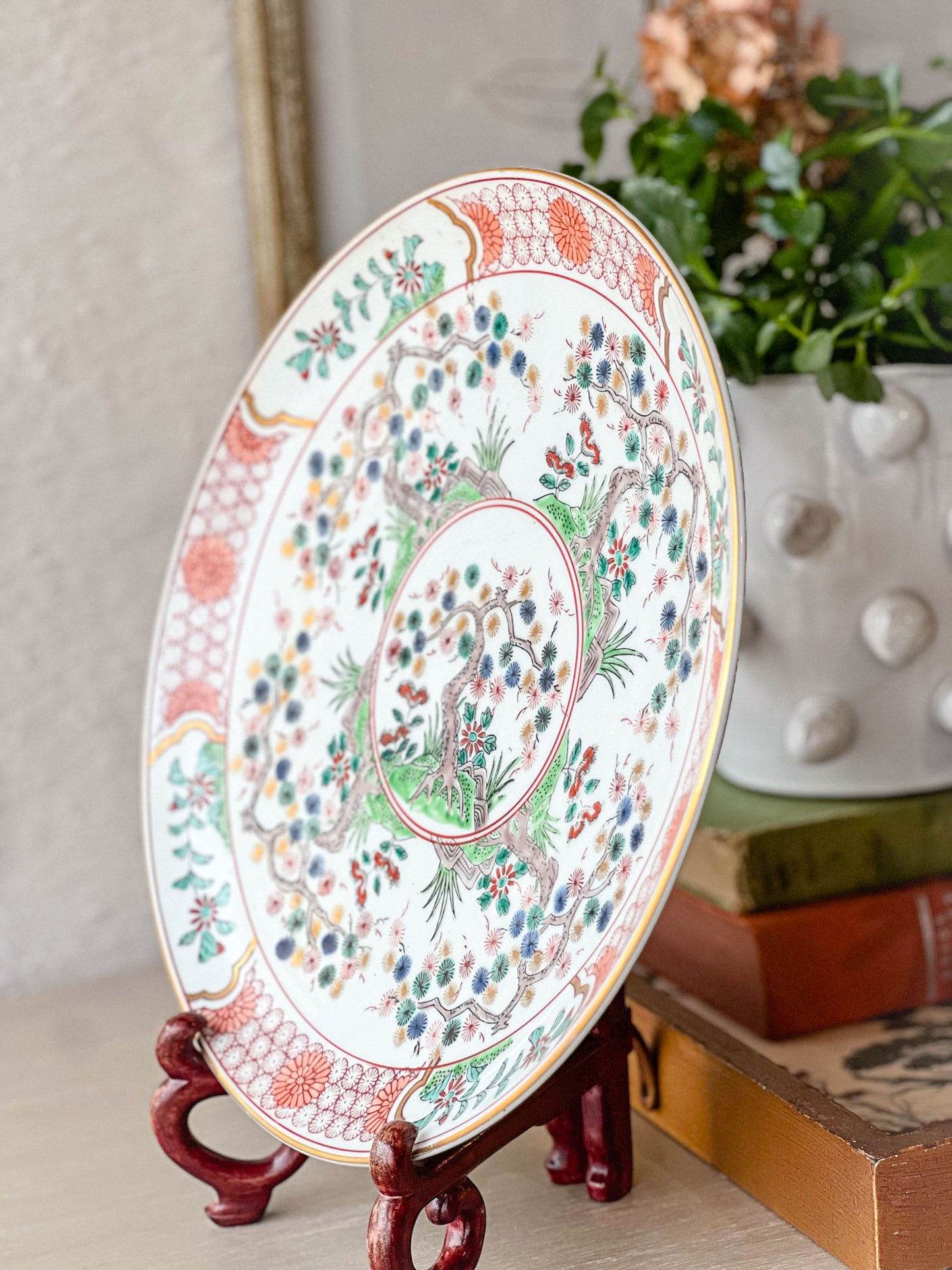 Vintage Famille Rose Plater