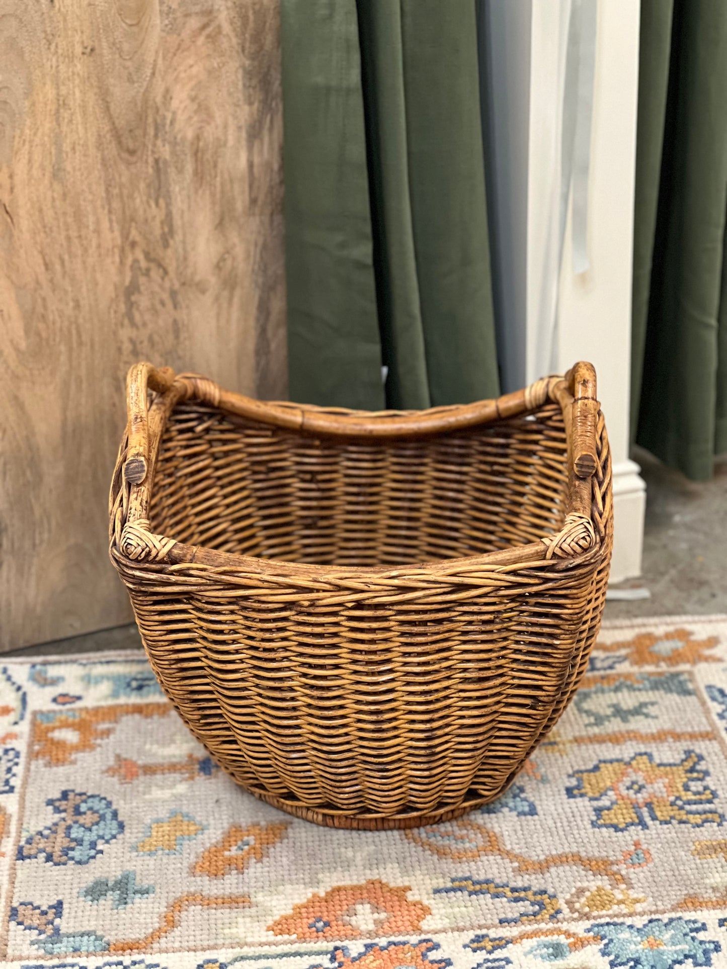 Vintage Sloped Basket