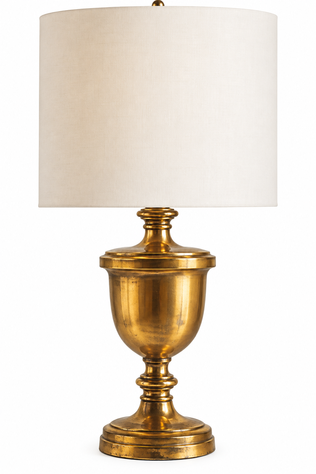 Large Vintage Brass Lamp