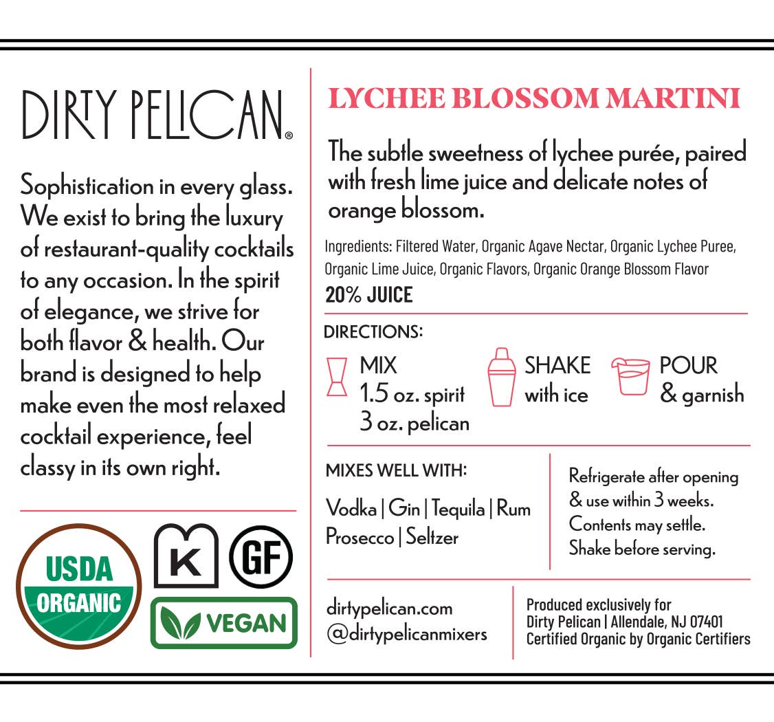 Lychee Blossom Martini Mix