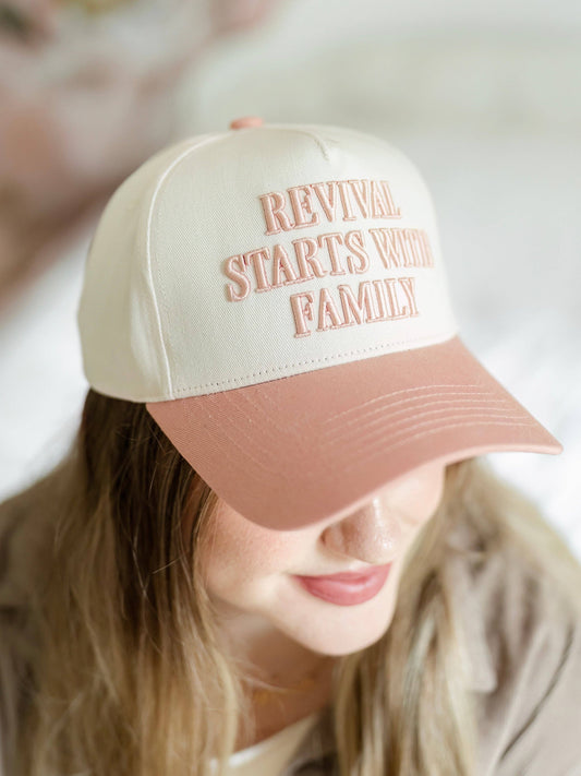 Hat: Revival Starts with Family: Pink