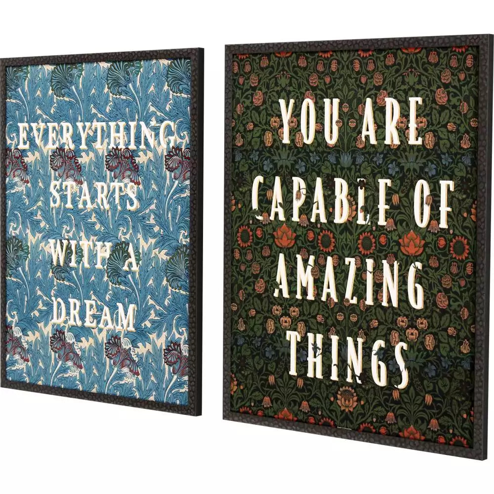 Inspirational Grand-millennial Wall Art