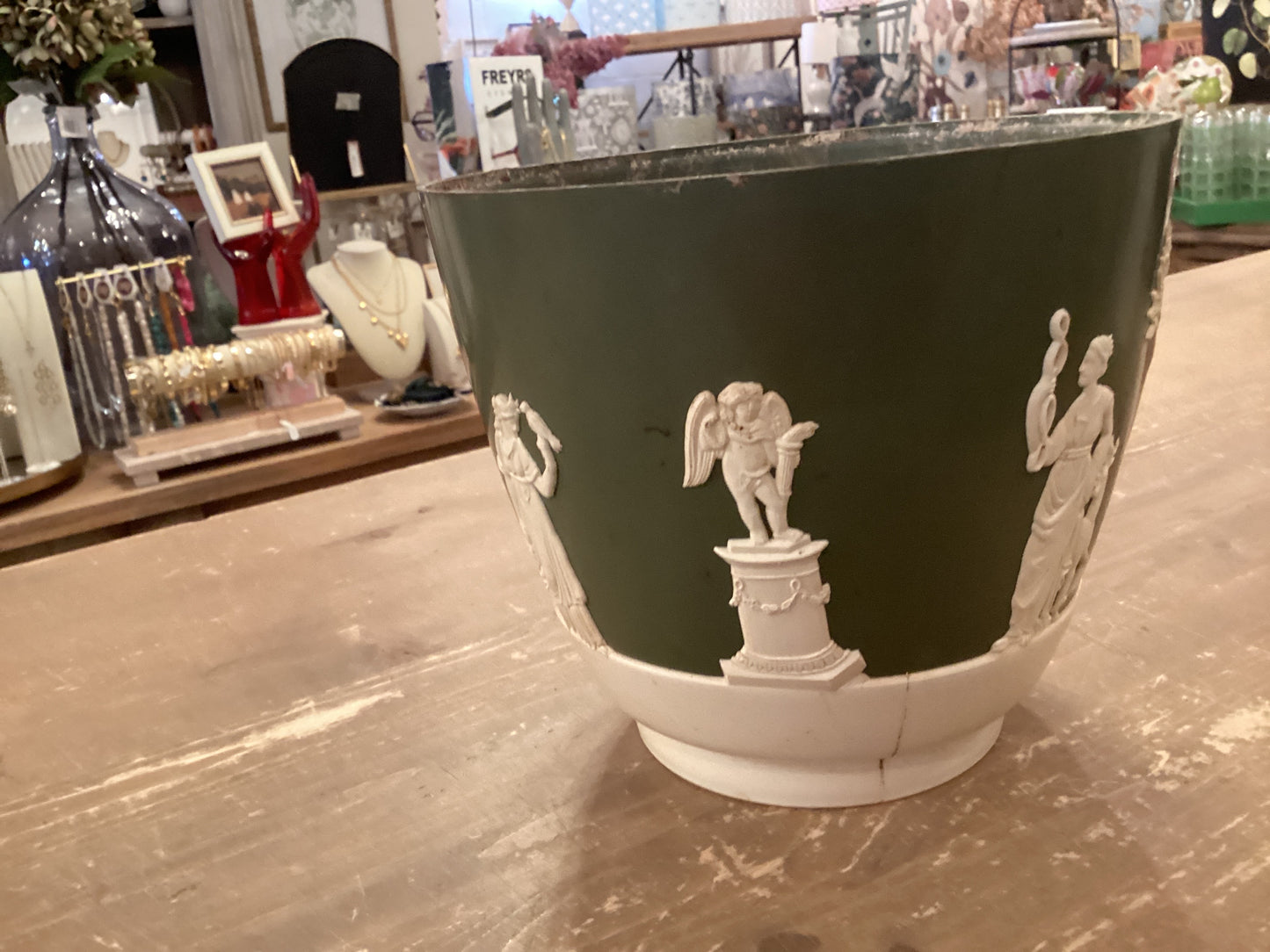 Wedgewood Sage Green Planter
