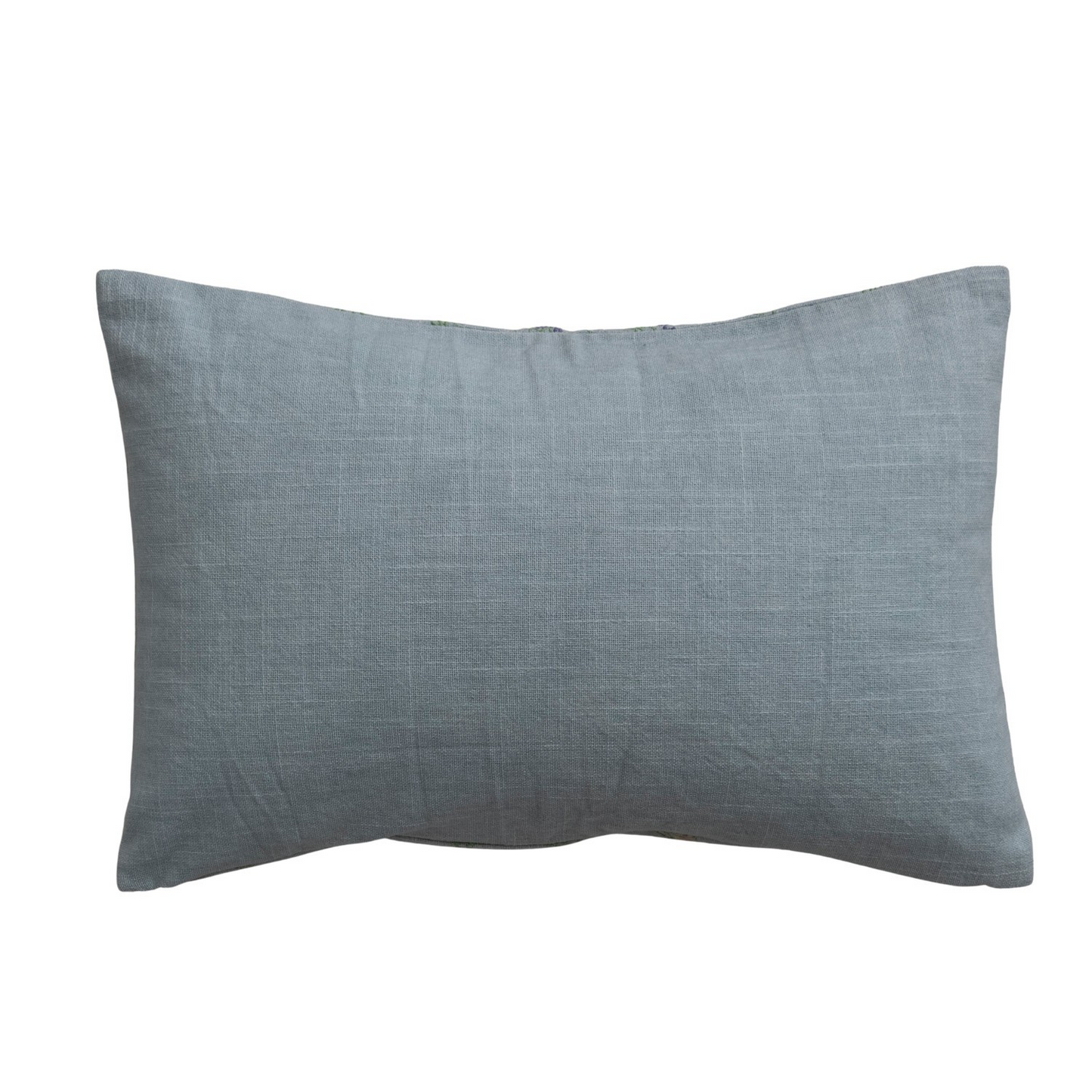 Floral Grid Lumbar Pillow