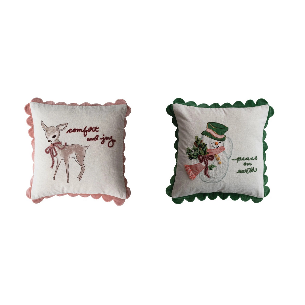 Scalloped Pillow