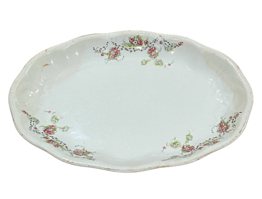 Small Floral Serving Tray