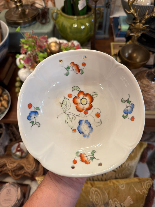 Vintage Floral Bowl