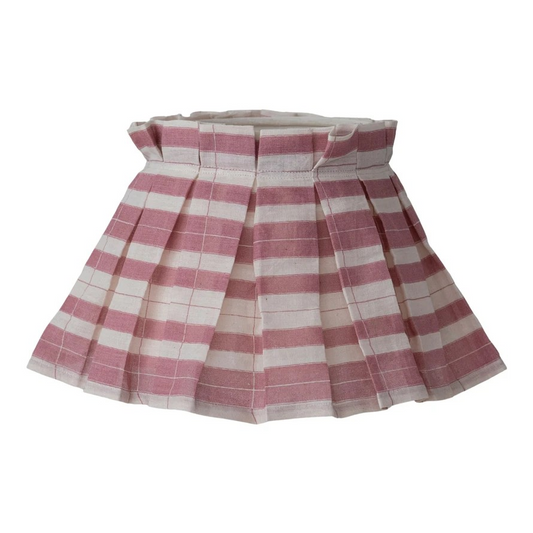 Box Pleated Clip on Lampshade w/ Removable Cover