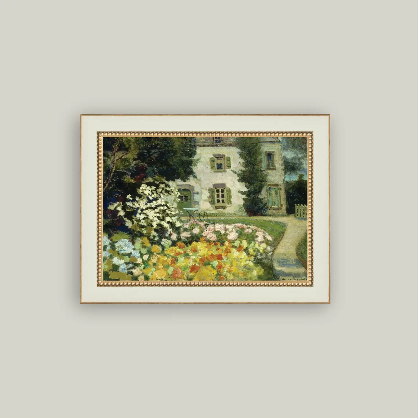 House in Ploare Framed Art