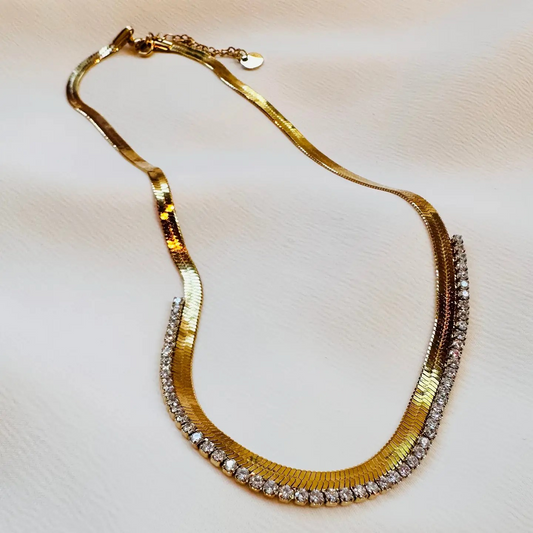 Fiona Herringbone Necklace