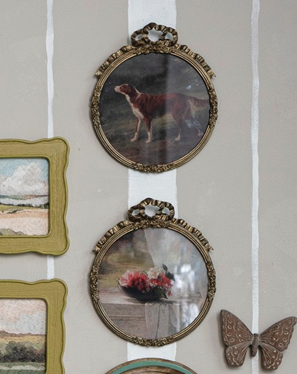 Vintage Inspired Gold Frame