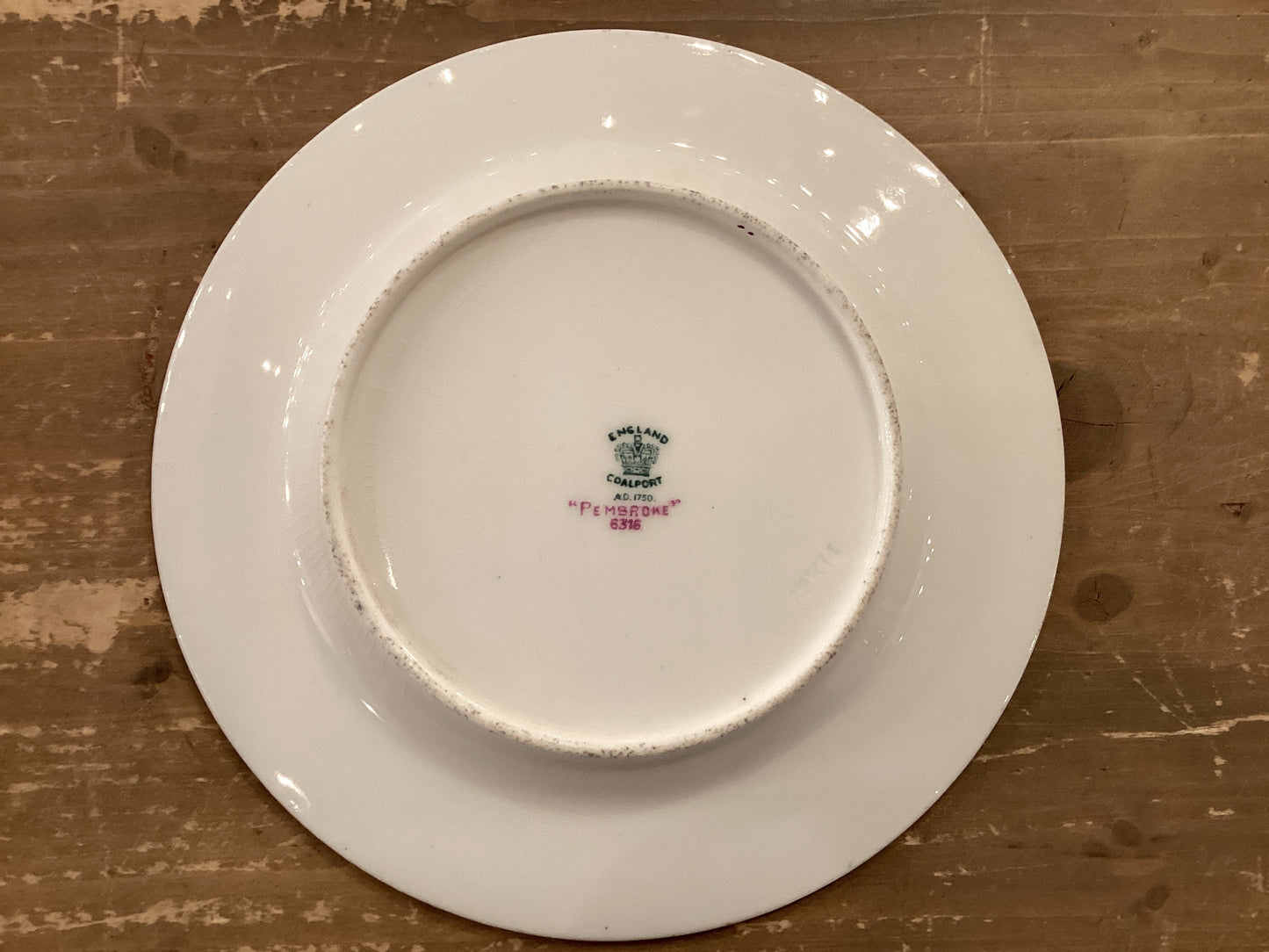 Vintage Pembroke of England 6 1/2” plate
