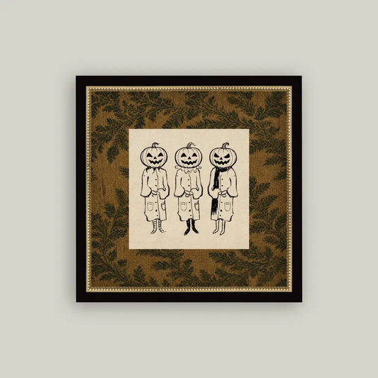 Pumpkin Trio Framed Art