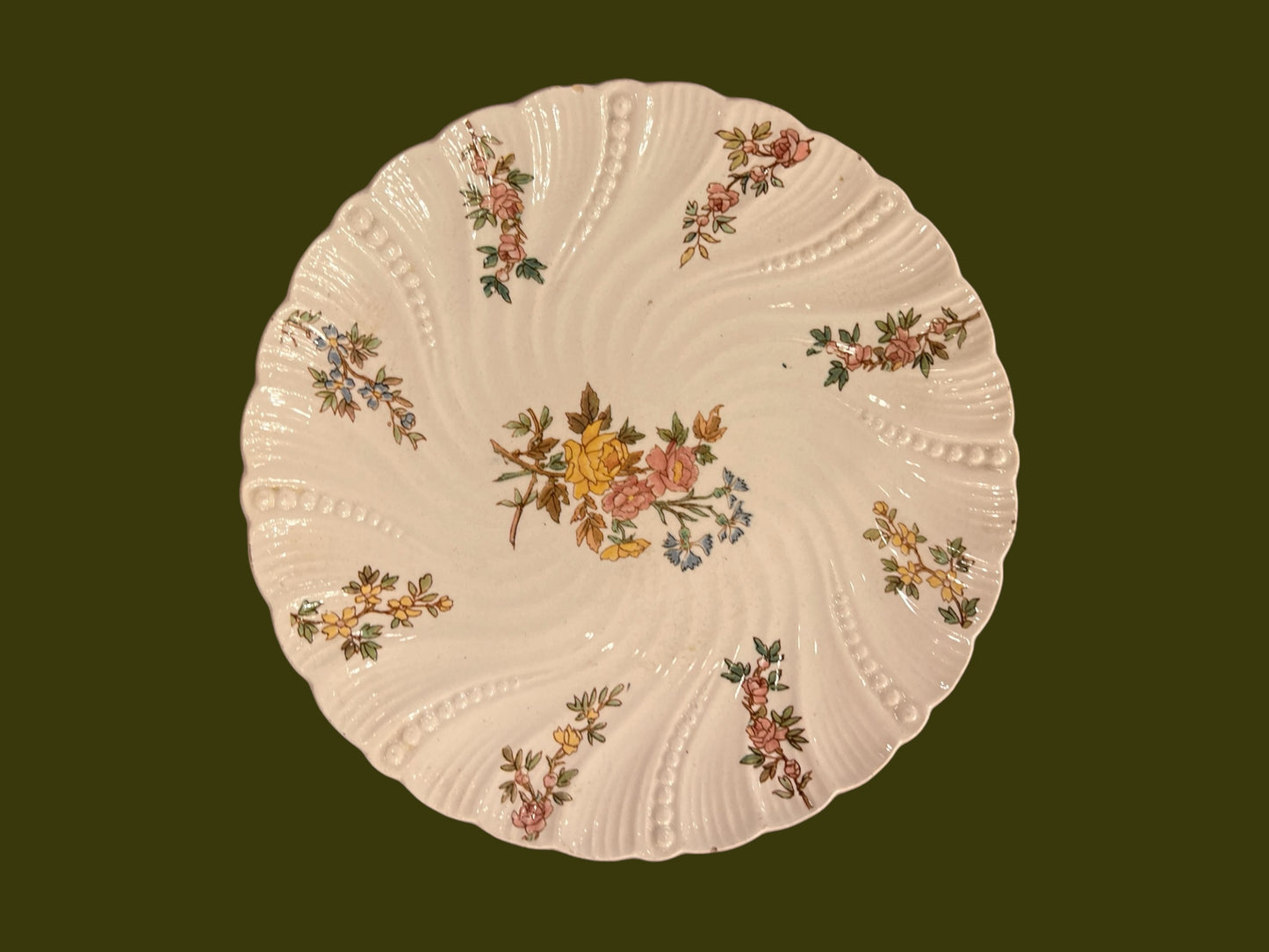 Vintage Floral Dish 846