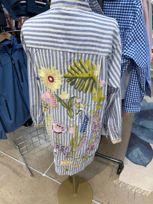 Summer in the Garden Embroidered Dress