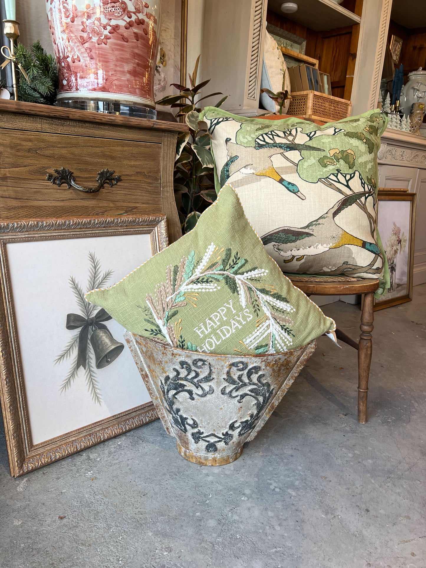 Happy Holidays Pillow