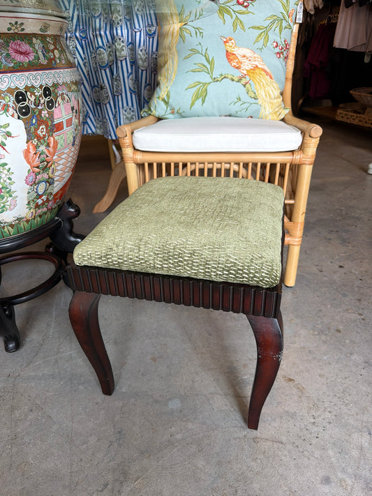 Green Foot Stool / Ottoman
