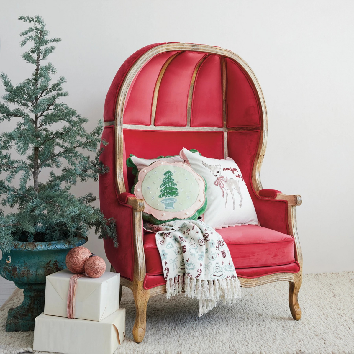 Scalloped Pillow