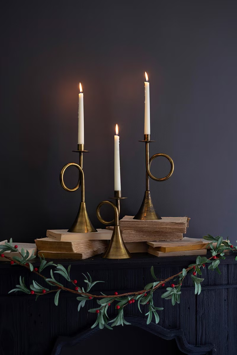 Trumpet Candlestick Holder