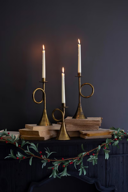 Trumpet Candlestick Holder