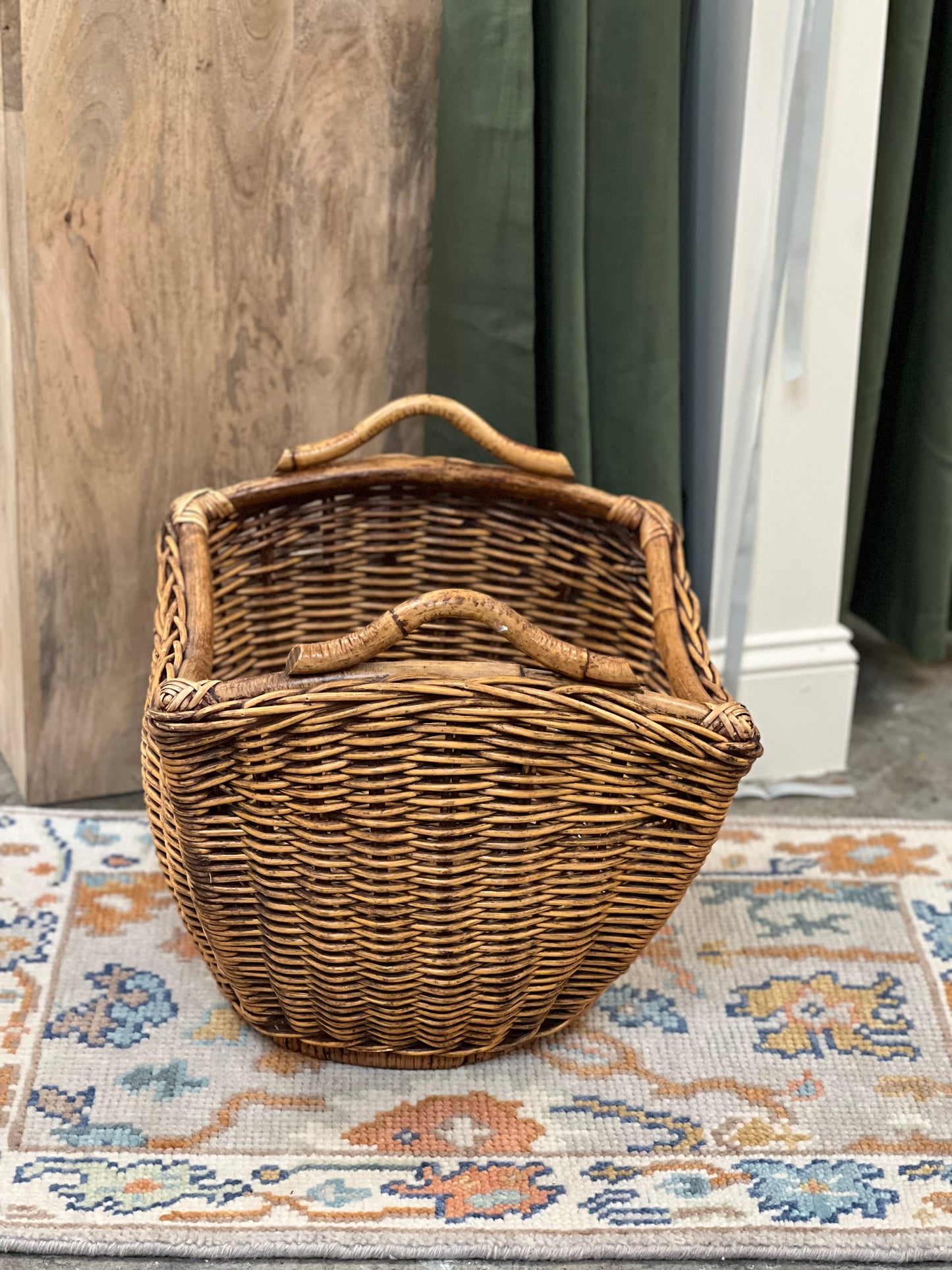 Vintage Sloped Basket