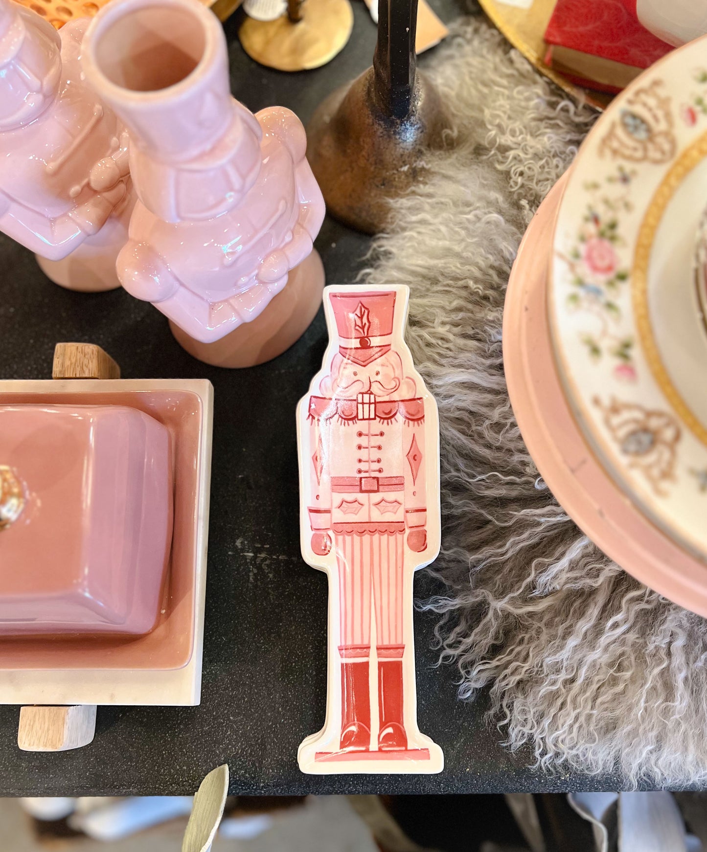 Pink Nutcracker Plate