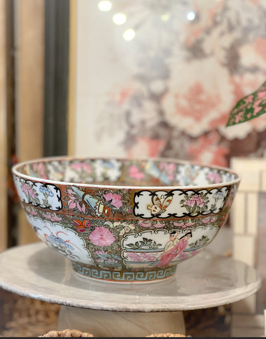 Large Chinoiserie Bowl