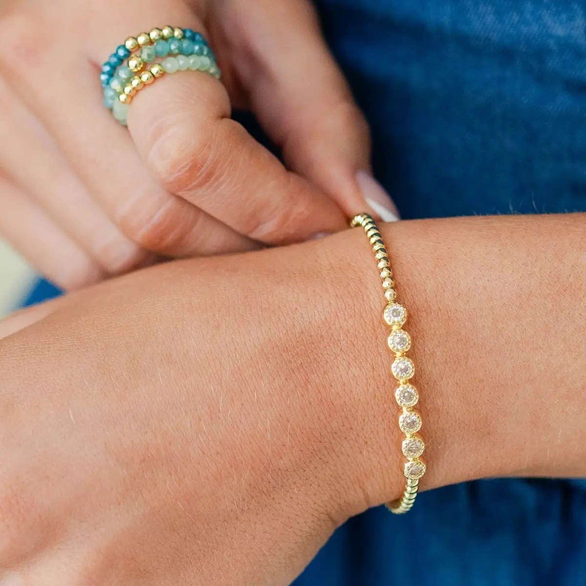 7 Stone Cuff