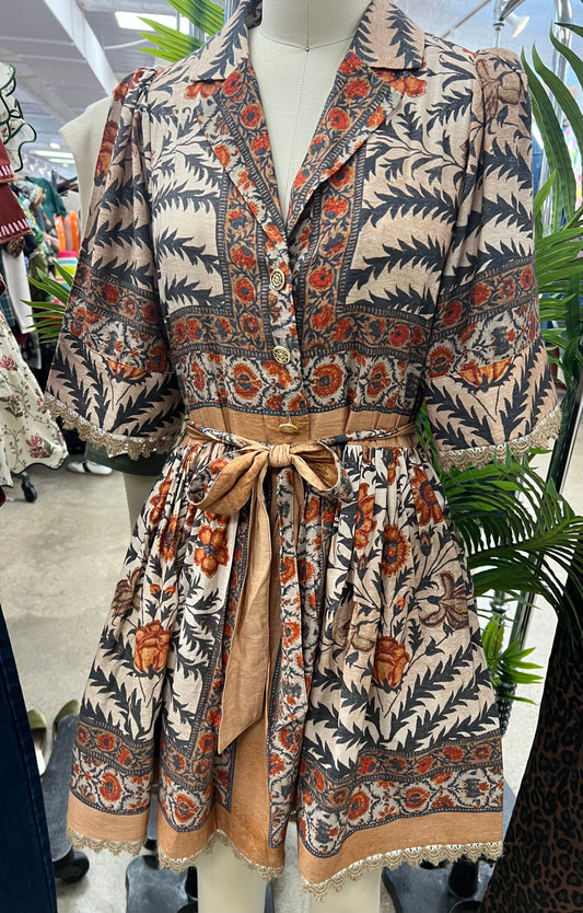 Autumn Botanical Dress
