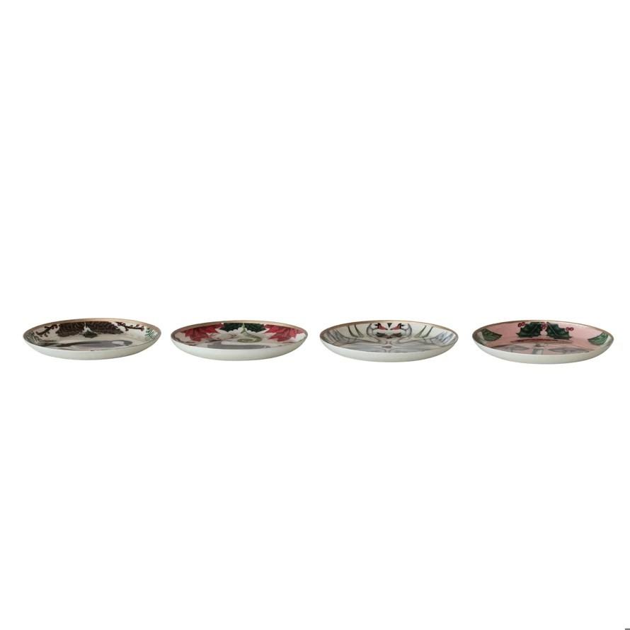 Enameled Metal Dish Coaster