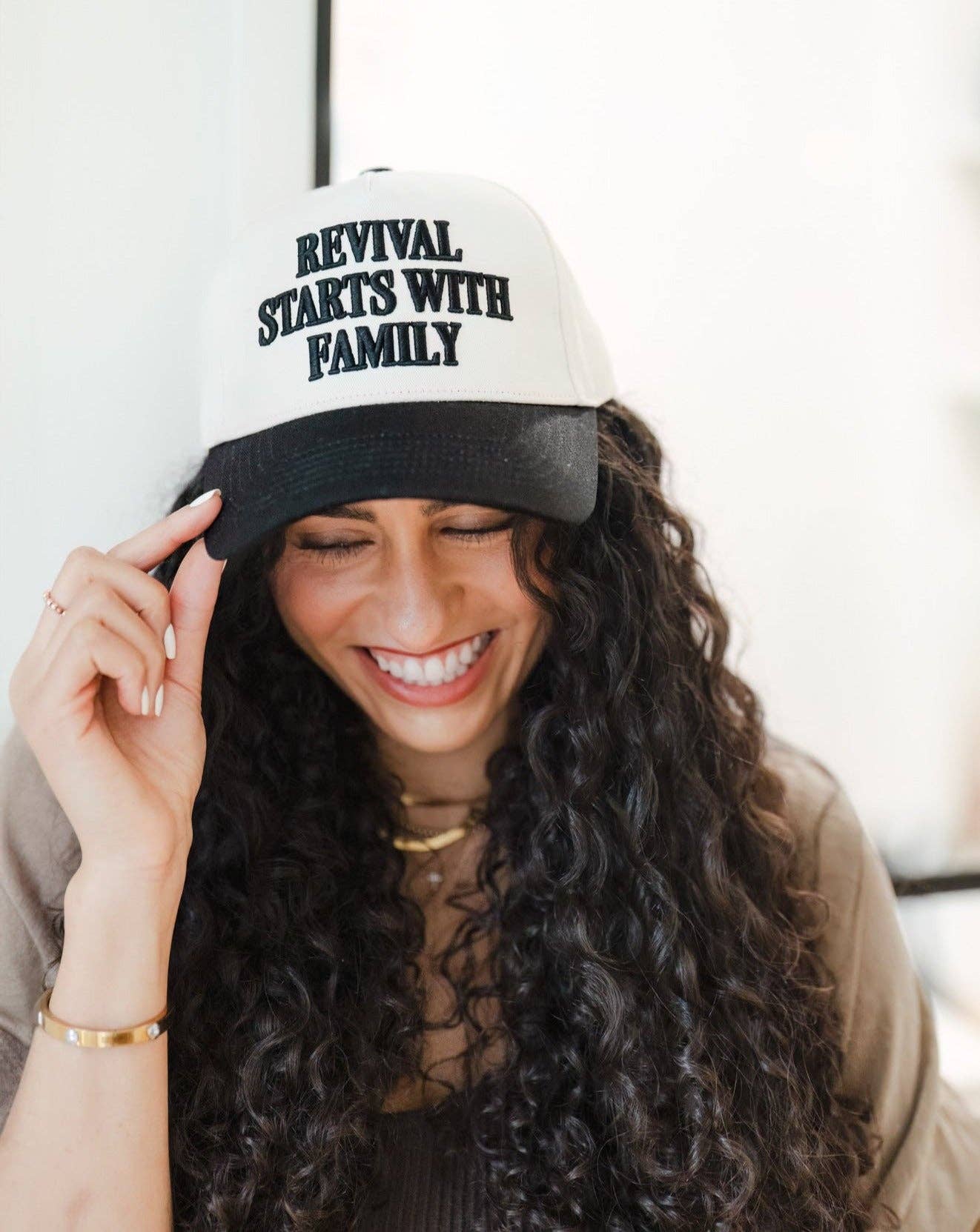 Hat: Revival Starts with Family: Pink