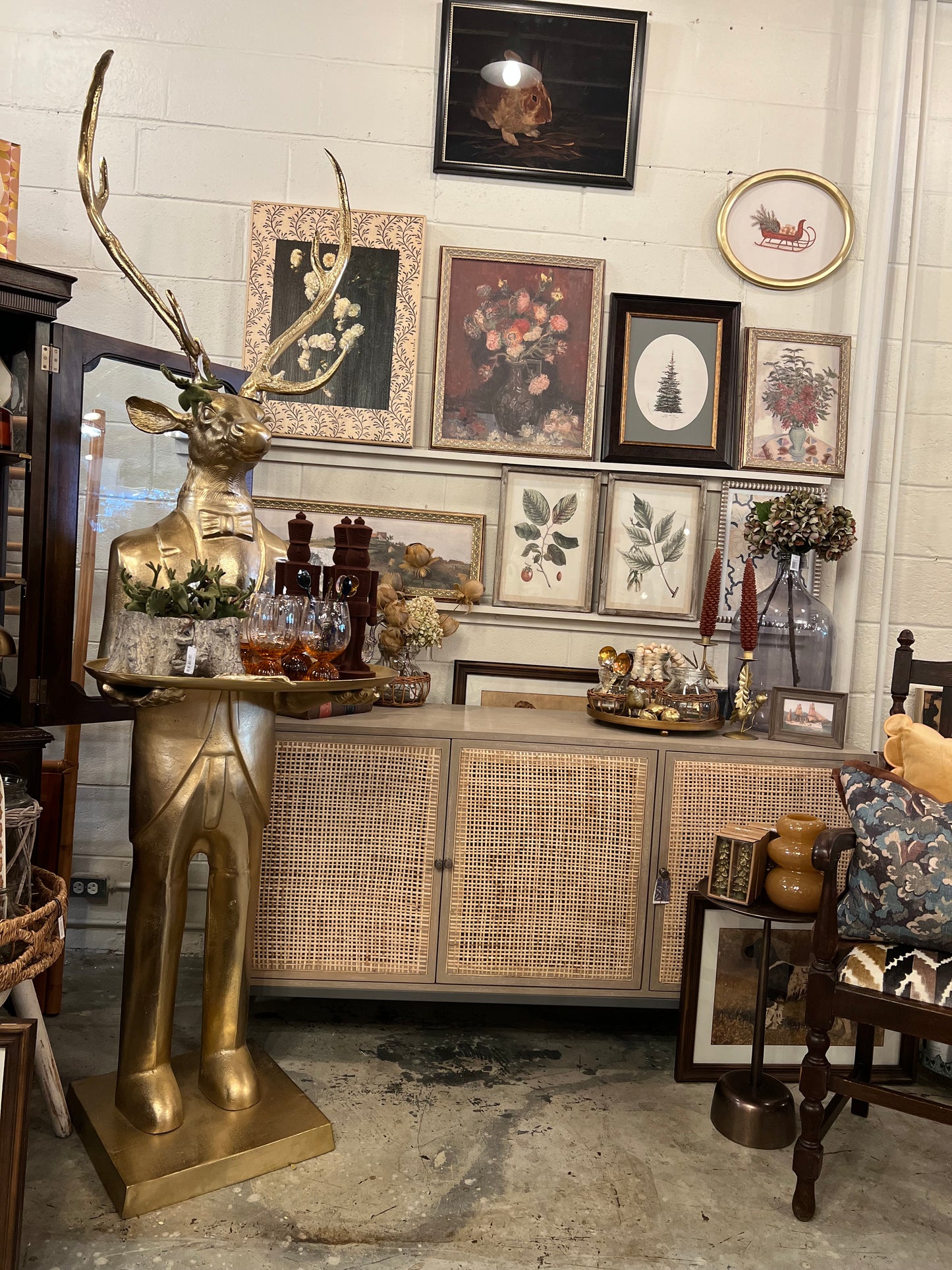 7ft Tall Butler Tray