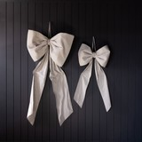 Cream Velvet Bow