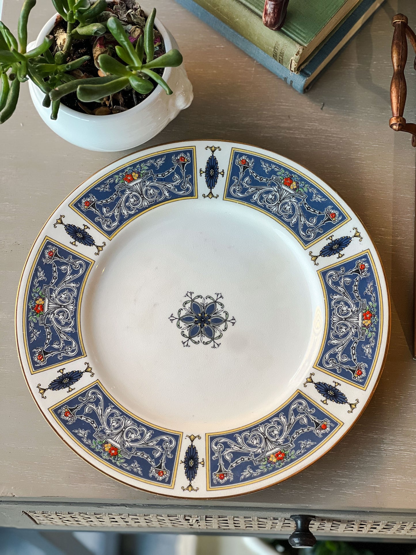 Vintage Blue & White Plates