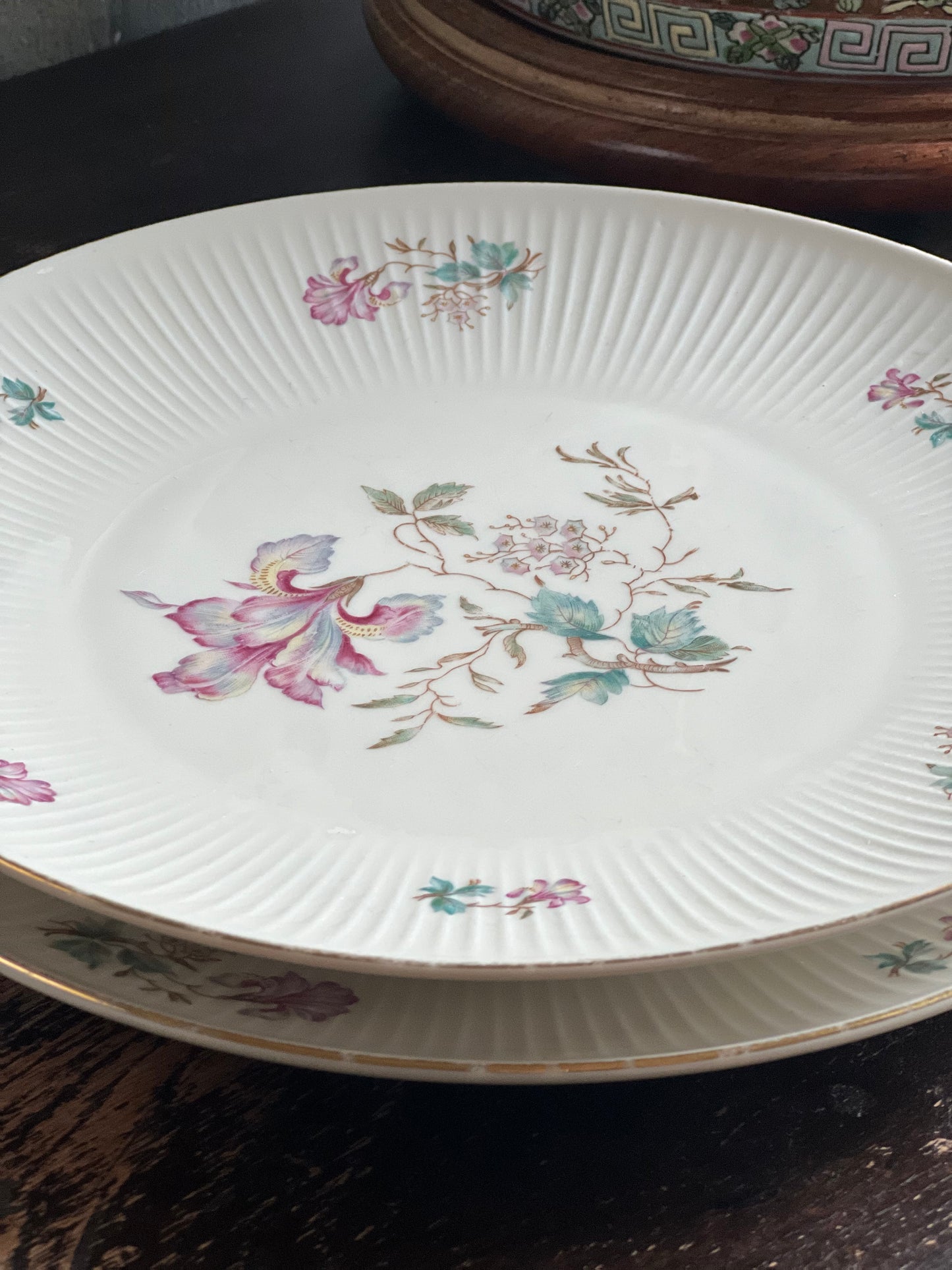 Vintage German Floral Plate