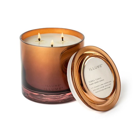 Statement Glass Terra Tabac Candle