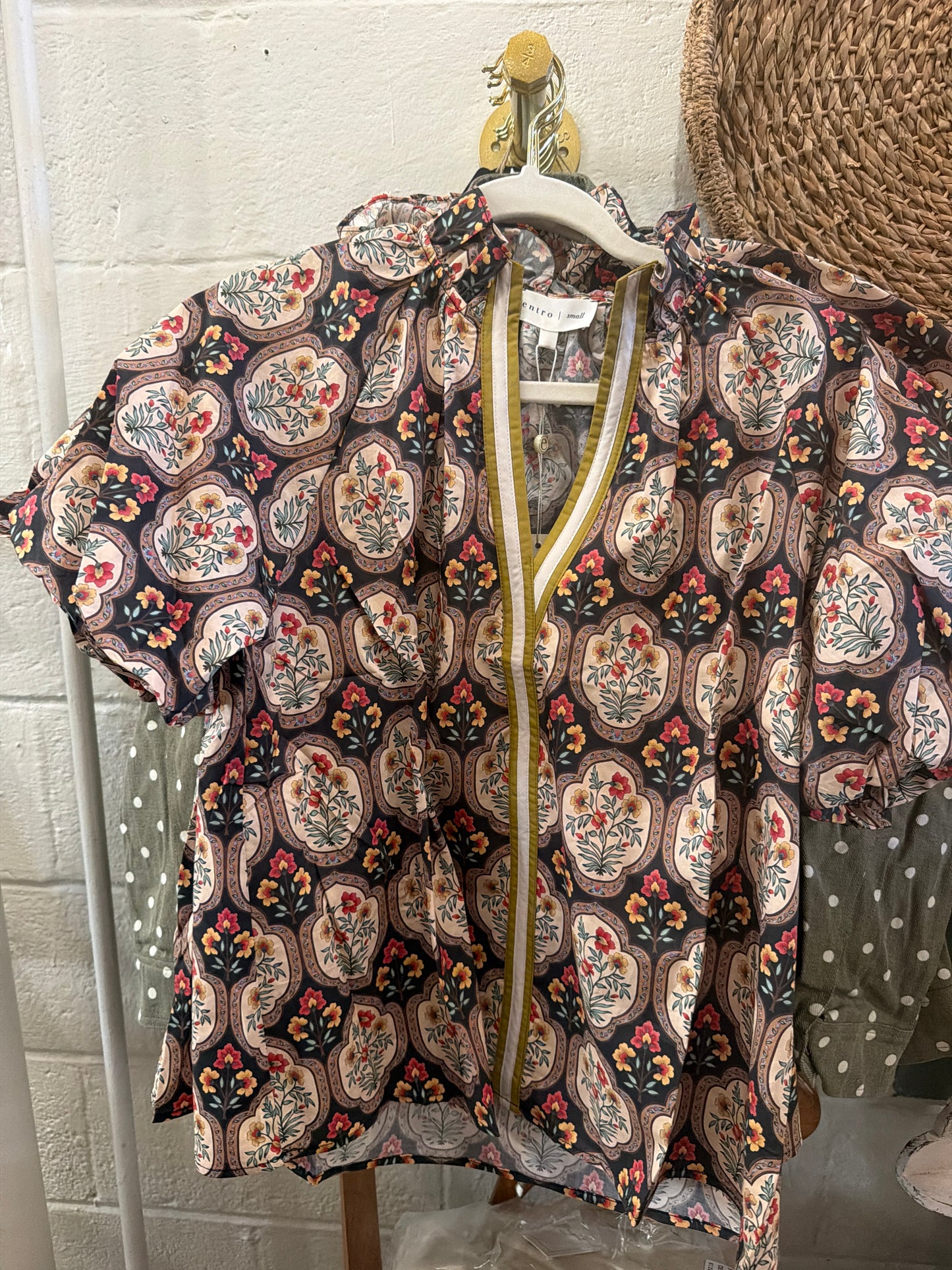 Rosalie Botanical Blouse