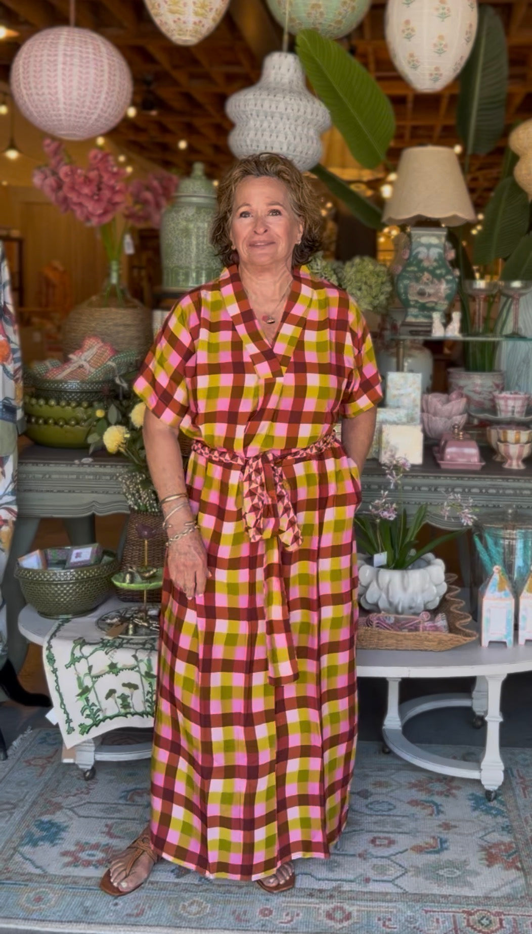 Augusta Madras Dress
