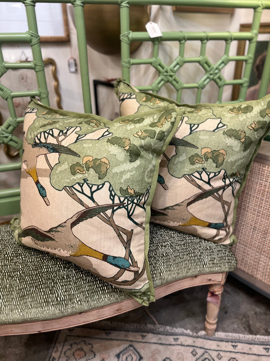 Grand Flying Ducks Pillow