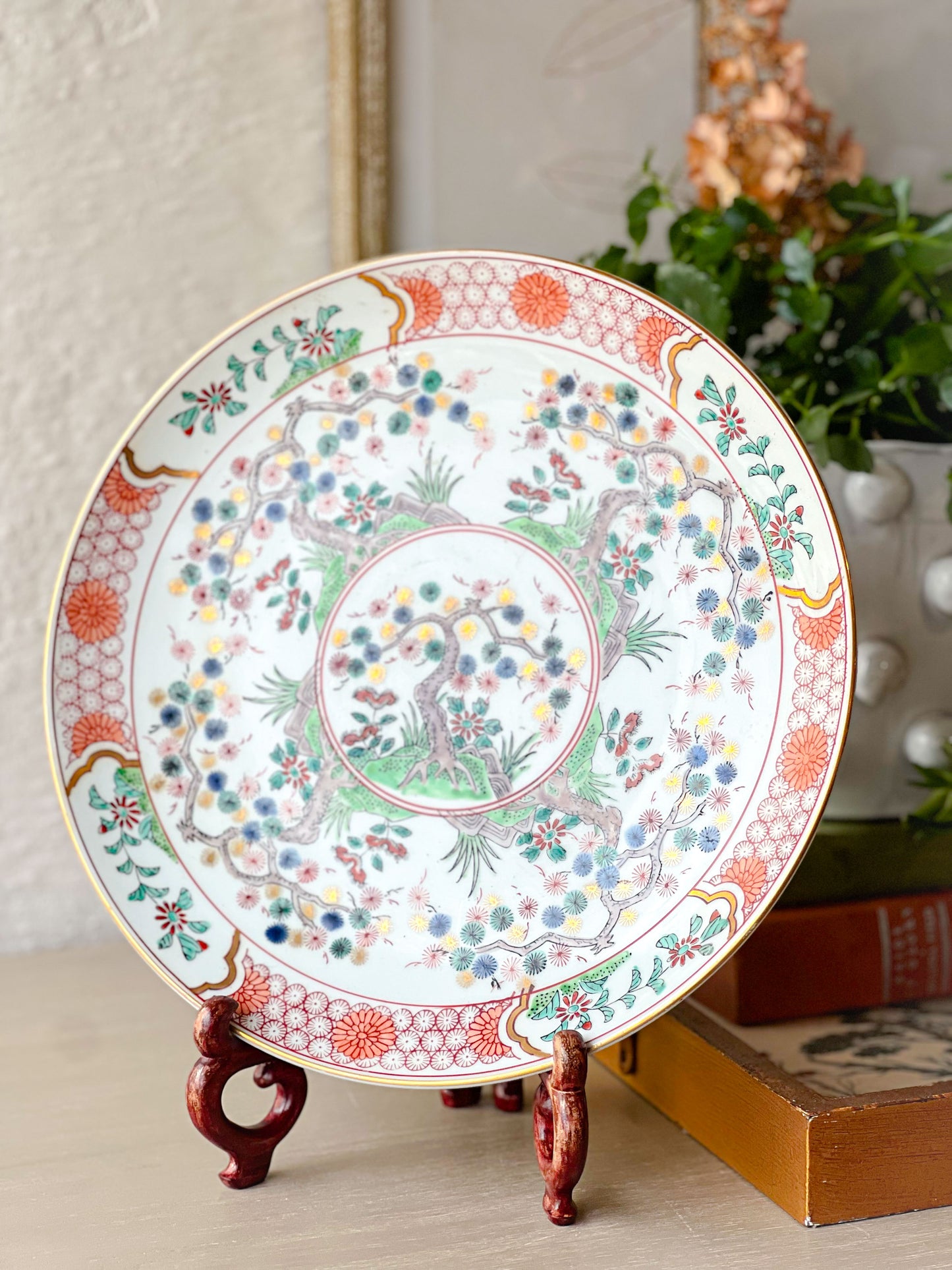 Vintage Famille Rose Plater