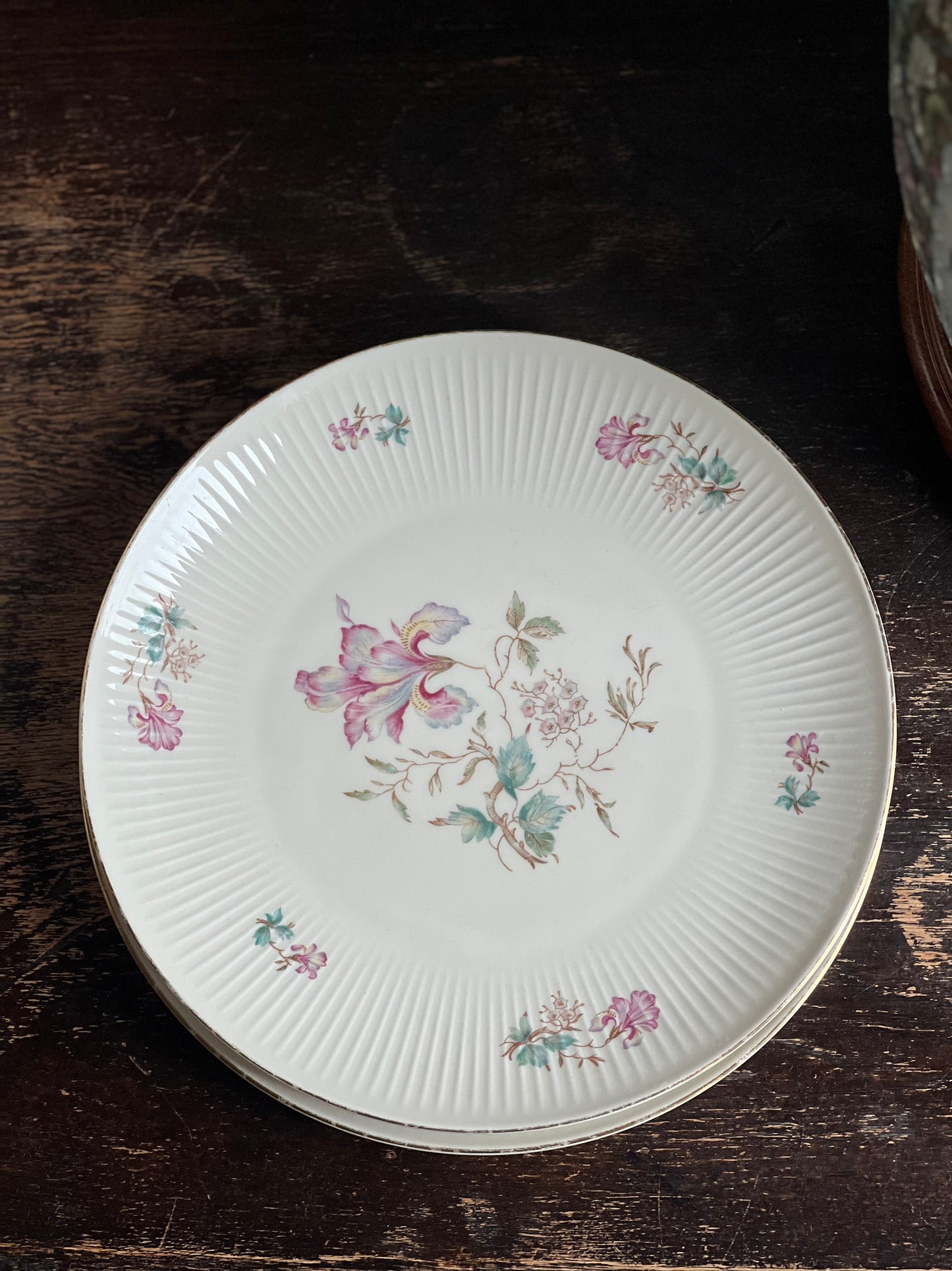 Vintage German Floral Plate