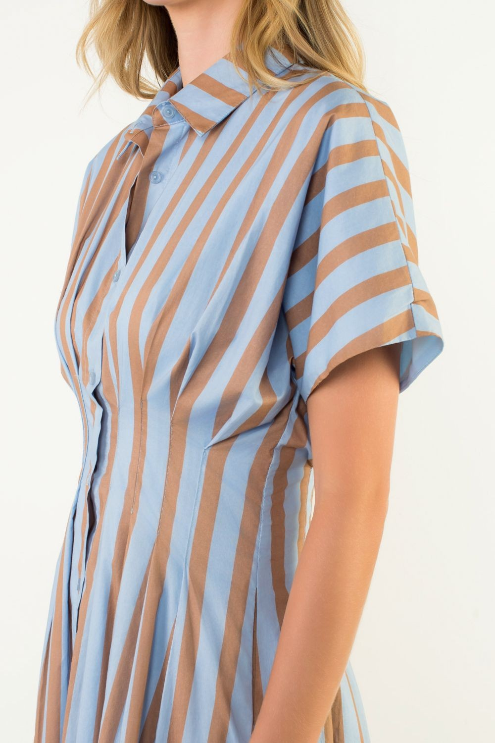 Blue Striped Maxi