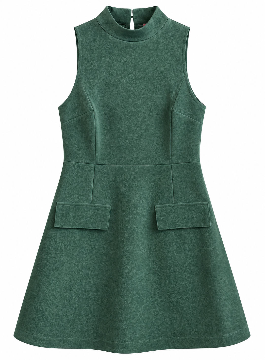 Evergreen Suede Dress