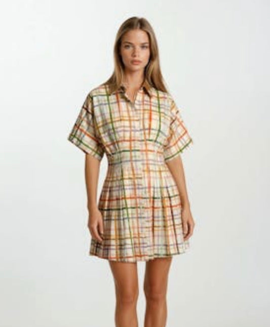 Harvest Lines Mini Dress