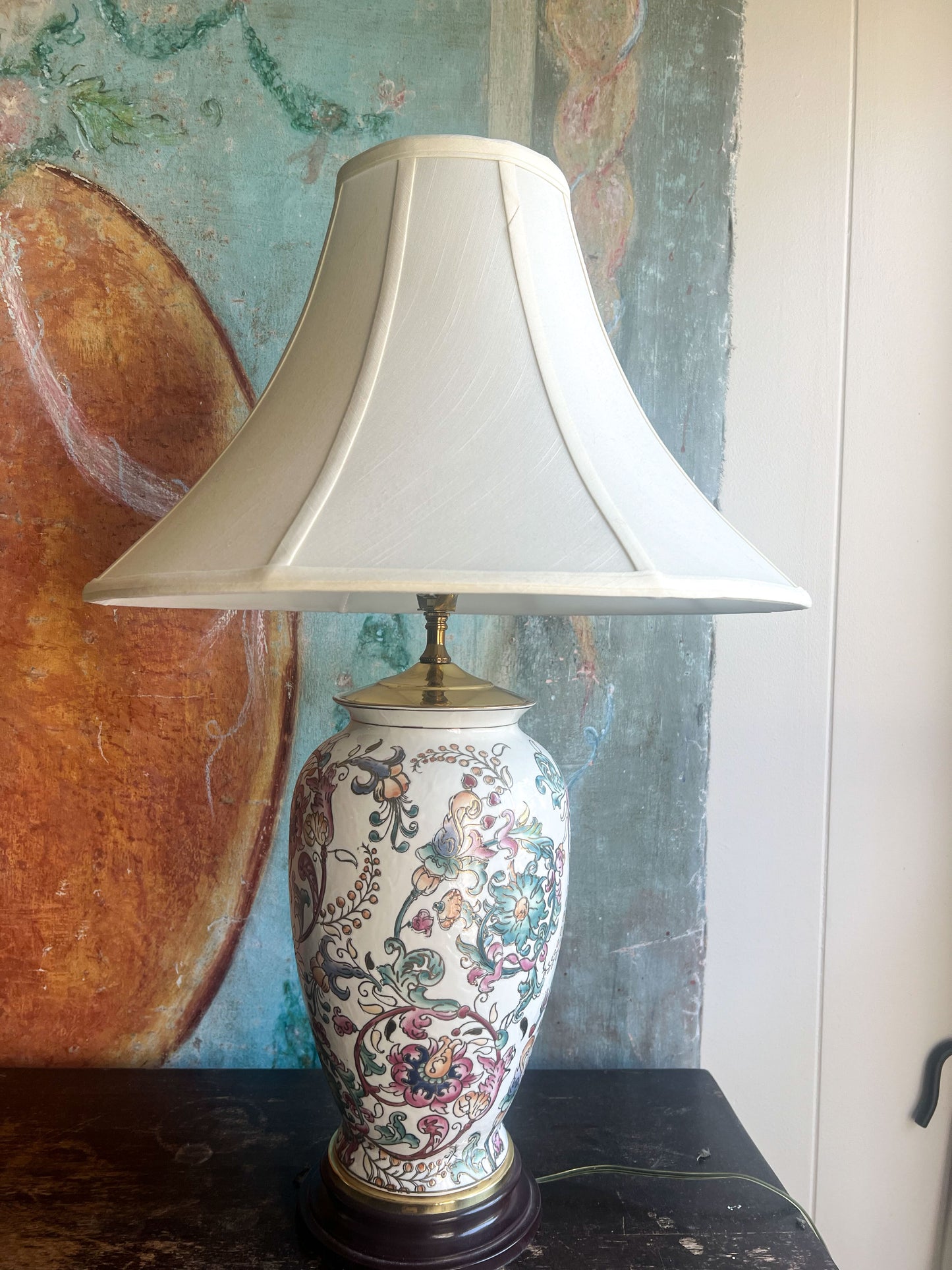 Vintage Floral Lamp #5