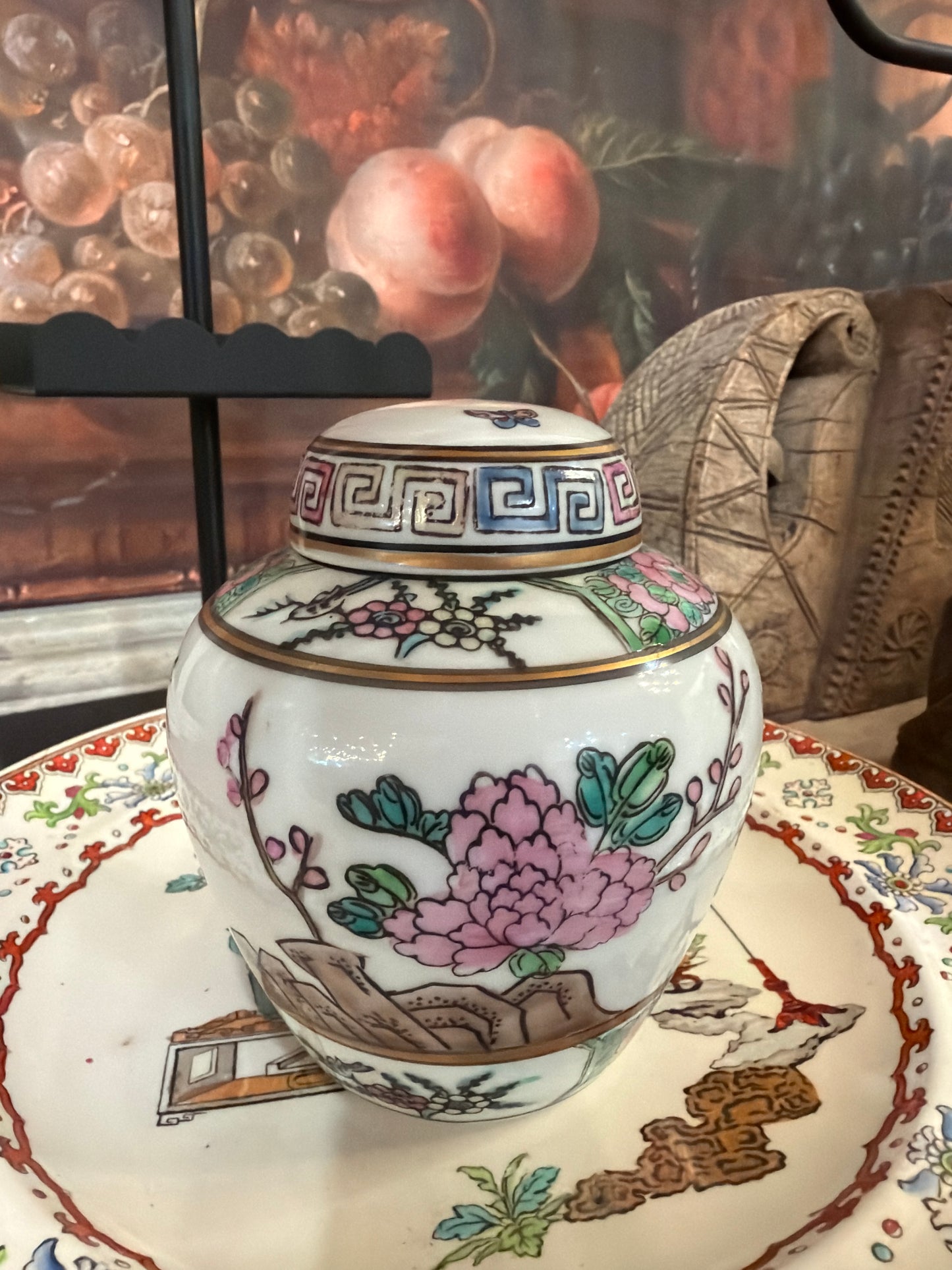 Small Vintage Ginger Jar