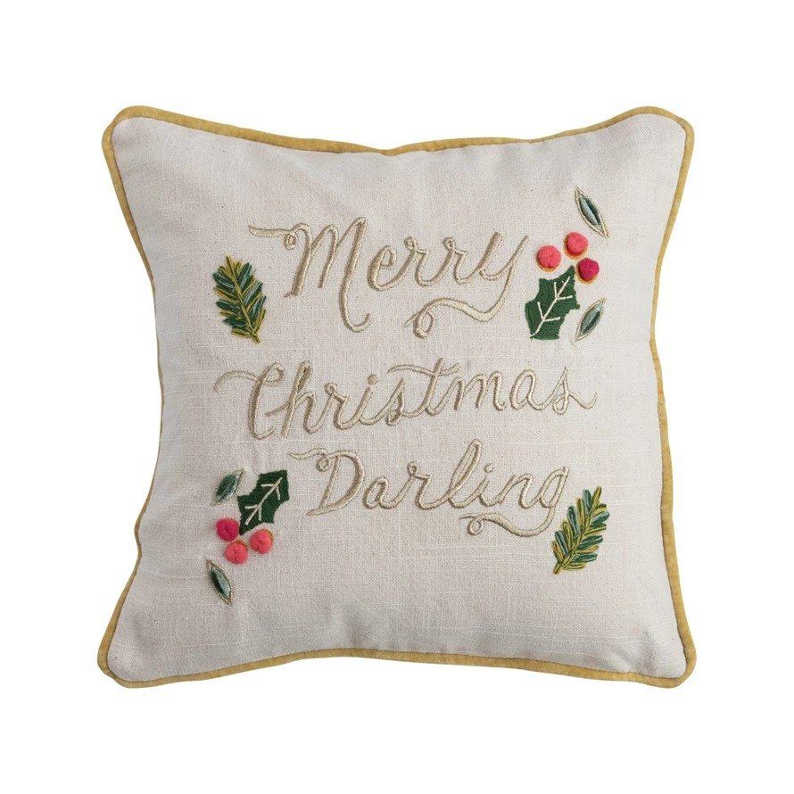 Darling Christmas Pillow